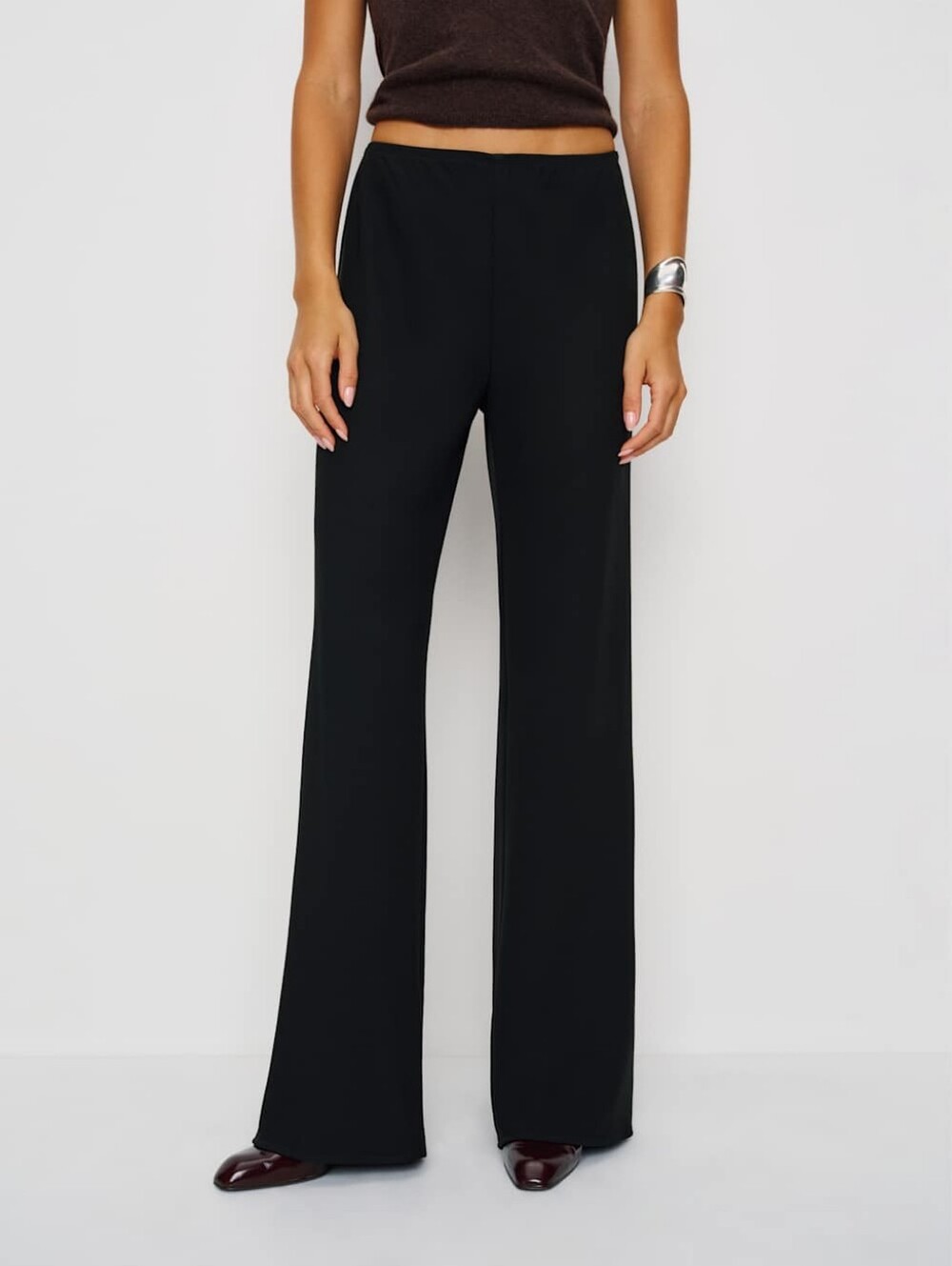 🆕️ Reformation Gale Mid Rise Relaxed Bias Pant in Black